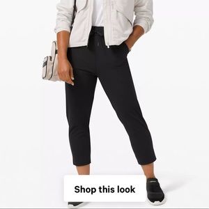 Stretch High Rise Crop